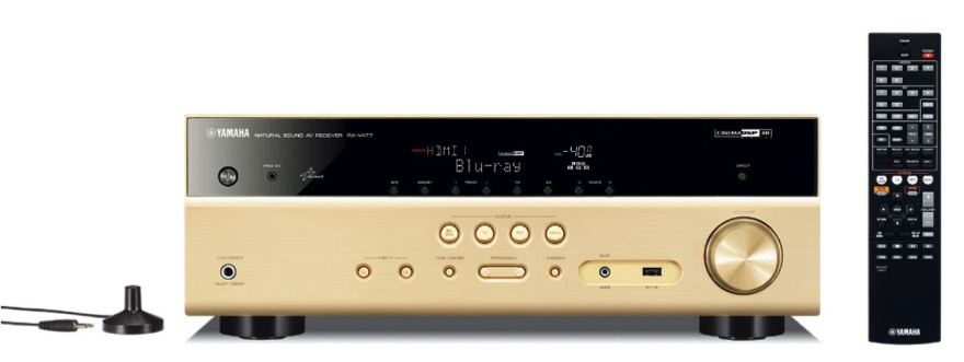 新款上市：RX-V477/HTR-4067，利来w665.1声道数码家庭影院收音扩音机 