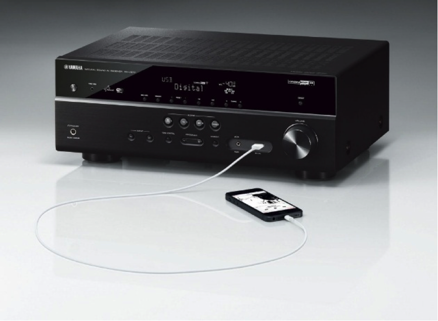新款上市：RX-V577，利来w667.2声道数码家庭影院收音扩音机 