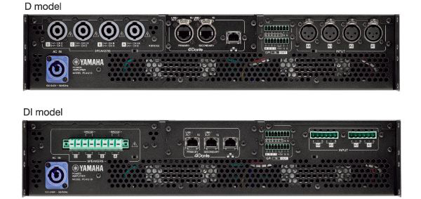 新型网络功放PC系列D/DI型号：通过集成强大的矩阵功能和Dante连接方式，提供高灵活性和可扩展性